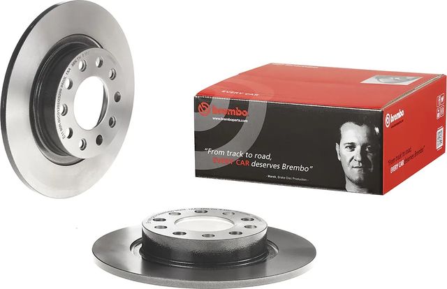 Тормозной диск Brembo UV Coated задний для Alfa Romeo Giulietta III 2010-2026. Артикул 08.9460.41