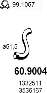 Глушитель Asso. Артикул 60.9004