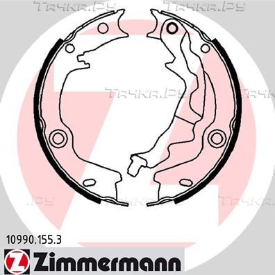Тормозные колодки (стояночная тормозная система) Zimmermann задние для Hyundai Accent III 2005-2010. Артикул 10990.155.3