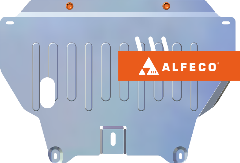 Защита алюминиевая Alfeco для картера и КПП Citroen Nemo I 2008-2015. Артикул ALF.06.07 AL4