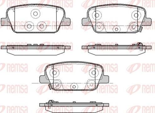 Тормозные колодки Remsa. Артикул 1878.02