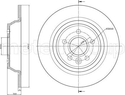 Тормозной диск Trusting. Артикул DF1101