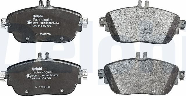 Тормозные колодки Delphi (Low-Metallic). Артикул LP2441