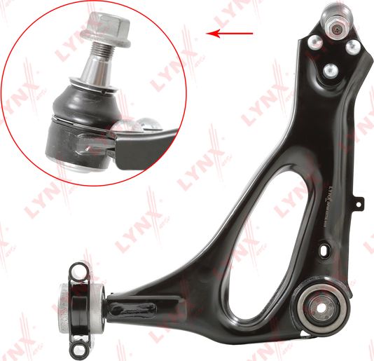Поперечный рычаг передней подвески LYNXauto. Артикул C5773L