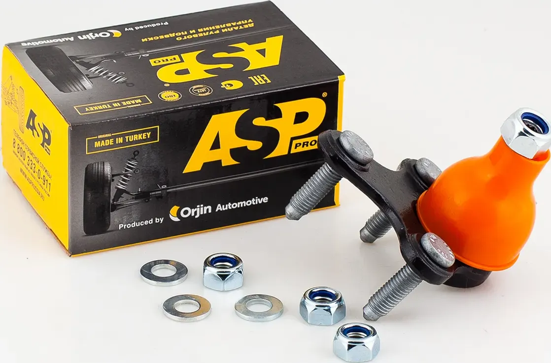 Шаровая опора правая (нижний рычаг) Volkswagen A3 Octavia II Golf V Passat B6 (ASP) ASP. Артикул RJ00037