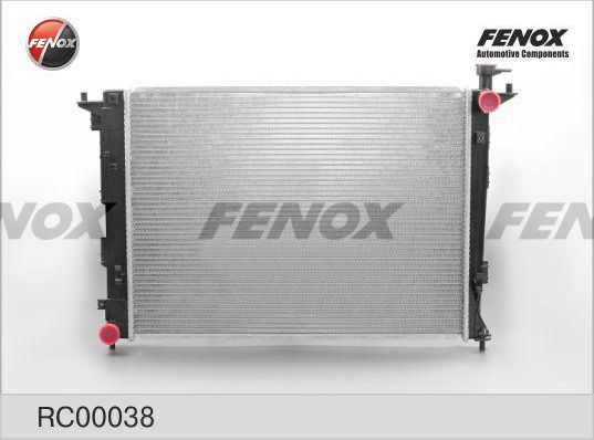 Радиатор охлаждения двигателя Fenox. Артикул RC00038