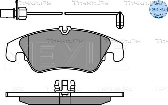 Тормозные колодки Meyle Original передние для Audi A4 IV (B8) 2007-2015. Артикул 025 247 4319/W