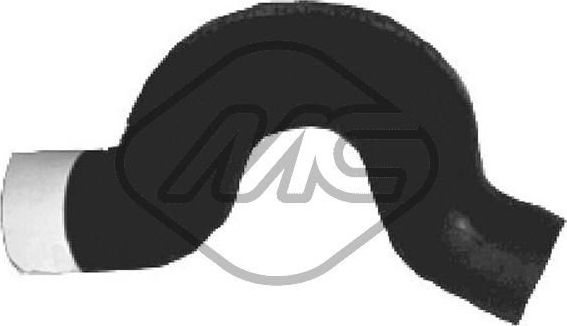 Патрубок радиатора (системы охлаждения) Metalcaucho. Артикул 08008