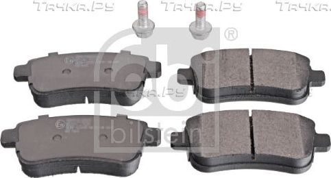 Тормозные колодки Febi Bilstein задние для Renault Megane III 2008-2016. Артикул 16784