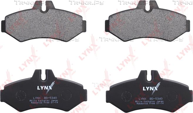 Тормозные колодки LYNXauto. Артикул BD-5340