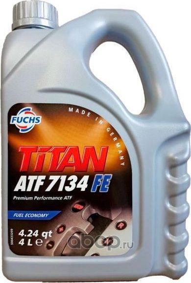 Жидкость для автоматических трансмиссий FUCHS TITAN ATF 7134 FE 4л. Артикул 600865696