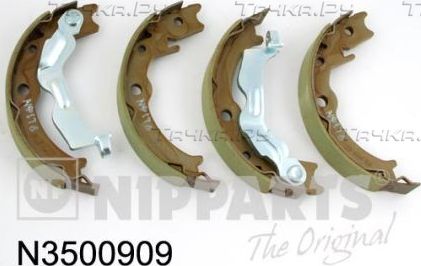 Тормозные колодки (стояночная тормозная система) Nipparts задние для Opel Astra F 1991-1998. Артикул N3500909