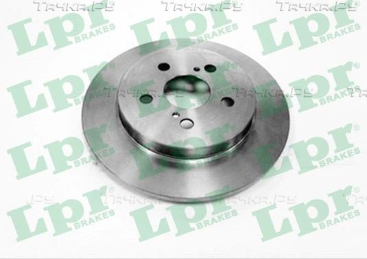 Тормозной диск LPR задний для Subaru Trezia 2011-2016. Артикул T2069P