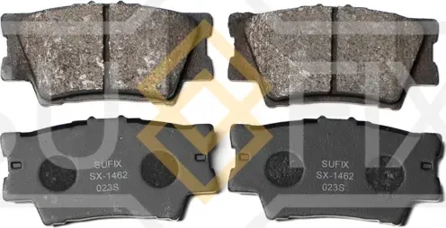Колодки тормозные дисковые задние правые/левые DAIHATSU ALTIS 1996-2010, LEXUS E (Sufix). Артикул SX1462