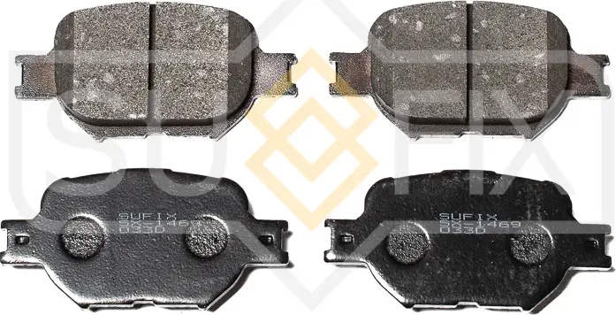Колодки дисковые тормозные передние правые/левые TOYOTA ALLION I (T24) 2001-2007 (Sufix). Артикул SX1469