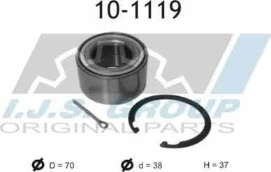 10-1119_к-кт подшипника ступ. пер!/ Hyundai Accent 99>/Elantra/Lantra 95-00 (IJS). Артикул 101119
