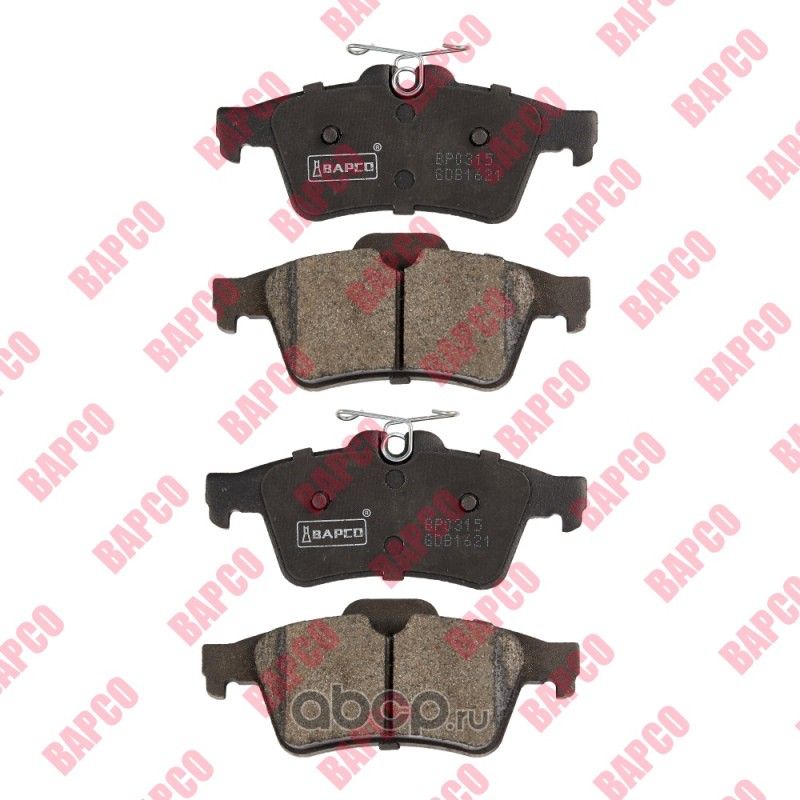 Колодки тормозные дисковые зад. MAZDA 3(BK), NISSAN PRIMERA(P12) PSA (Bapco) Bapco. Артикул BP0315
