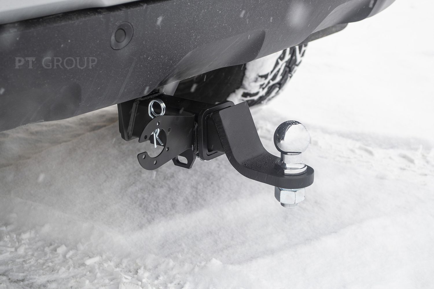 Фаркоп PT Group оцинкованный для Nissan Terrano III 2014-2022. Американский квадрат. Артикул NTE-12-991122.00GZN (07011501ZN)