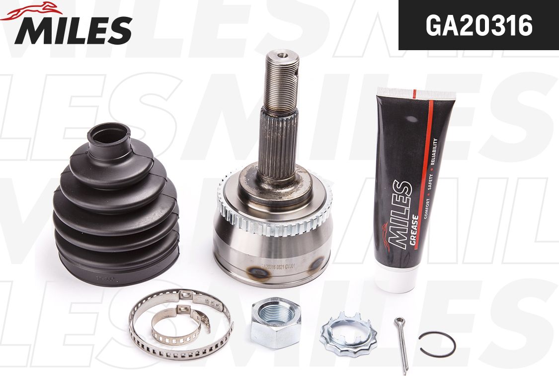 Шрус наружный (граната) Miles. Артикул GA20316