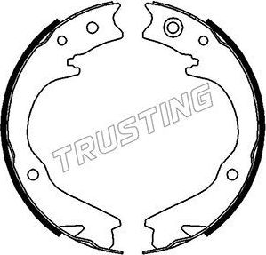 Тормозные колодки (стояночная тормозная система) Trusting задние для Subaru SVX 1992-1997. Артикул 110.338