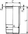 Гильза цилиндра Kolbenschmidt. Артикул 89588110