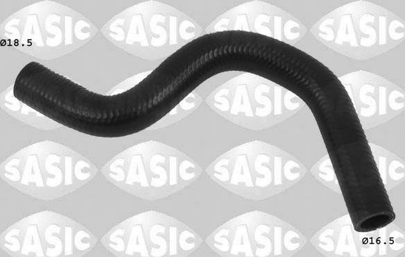 Патрубок радиатора (системы охлаждения) Sasic левый для Peugeot 206 1999-2007. Артикул 3400029