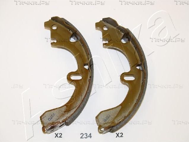 Тормозные колодки ASHIKA задние для Toyota Corolla E100 1992-1997. Артикул 55-02-234