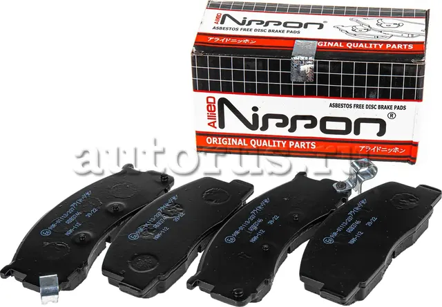 Колодки тормозные дисковые | перед | (Allied Nippon). Артикул ADB3746