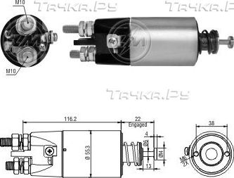 Втягивающее реле стартера Era. Артикул ZM3897