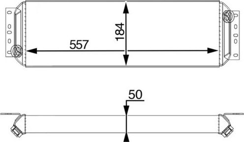 Радиатор масляный (маслоохладитель) для АКПП Mahle Behr. Артикул CLC 170 000S