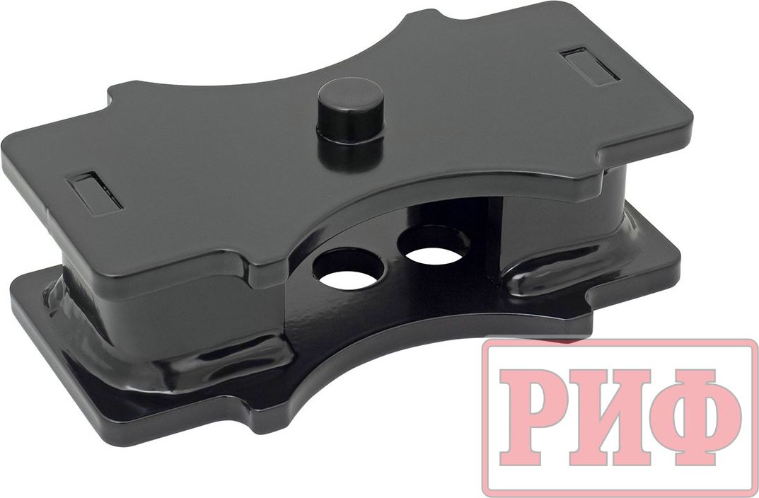 Проставка РИФ рессора-мост H=40 мм (отв. 14,5мм ось 13мм) для Mazda BT-50 2006-2020. Артикул PRM-D13-40