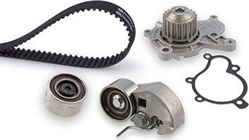 Помпа (водяной насос) с комплектом ремня ГРМ Gates PowerGrip® для Kia Carens I (RS) 2005-2013. Артикул KP15579XS-2