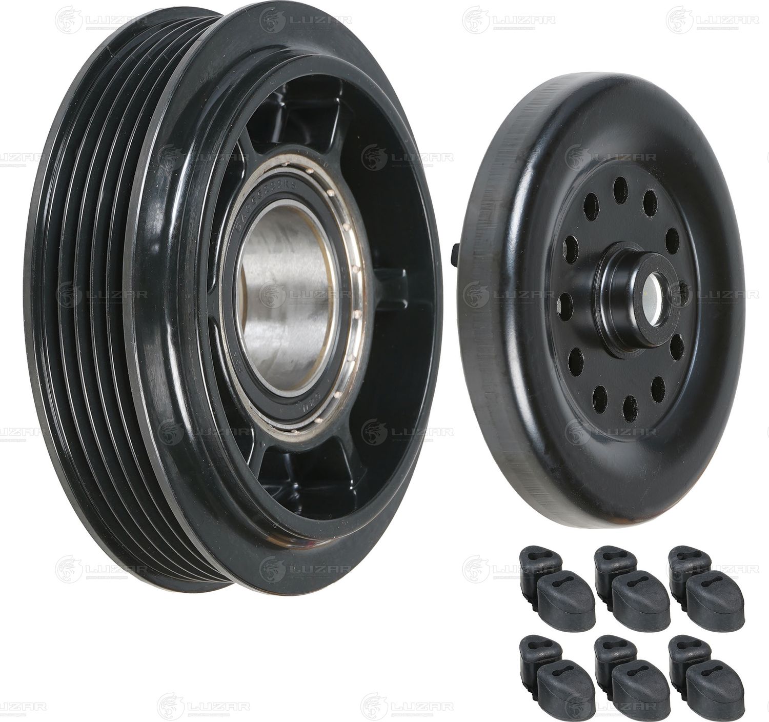 Муфта компрессора кондиционера (в сборе) Luzar. Артикул LCC 2101