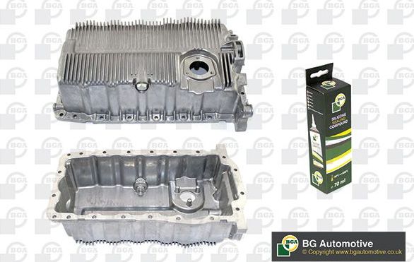 Масляный поддон картера двигателя BGA для Audi A4 I (B5) 1994-2001. Артикул SP0114