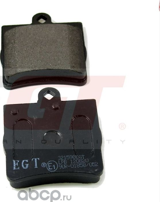 Колодки тормозные дисковые (EGT). Артикул 321598EGT
