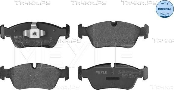 Тормозные колодки Meyle Original передние для BMW 1 I (E81/E82/E87/E88) 2004-2011. Артикул 025 239 3517