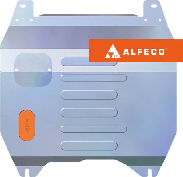 Защита алюминиевая Alfeco для картера и КПП Changan CS35 2013-2026. Артикул ALF.57.01al