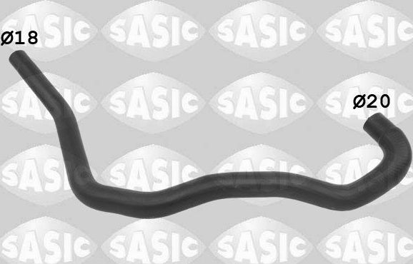 Патрубок радиатора (системы охлаждения) Sasic. Артикул 3404221