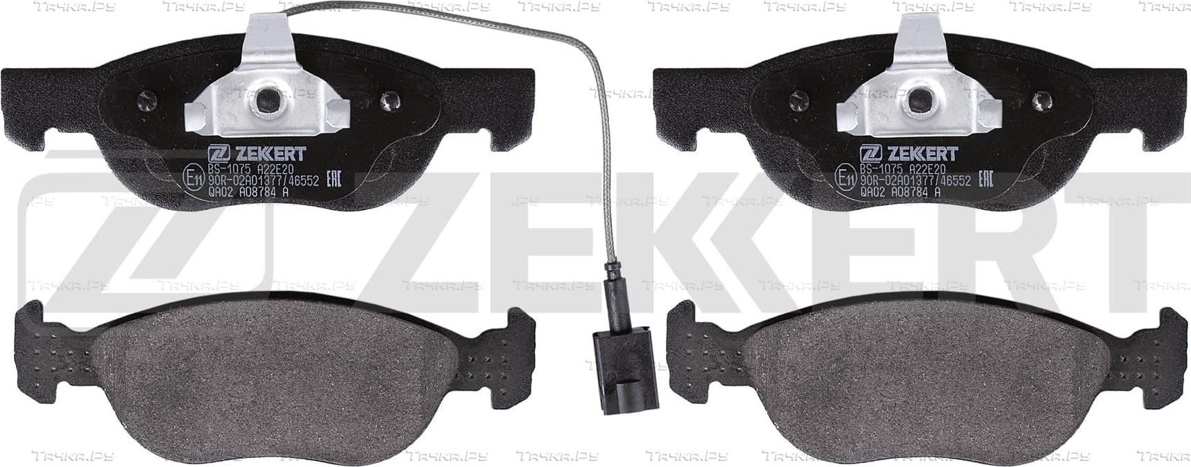 Тормозные колодки Zekkert передние для Alfa Romeo 145 I 1999-2001. Артикул BS-1075
