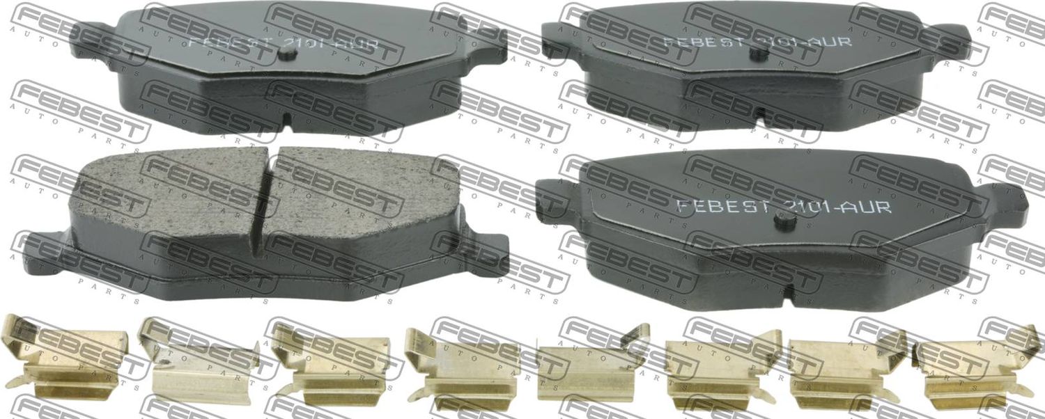 Тормозные колодки Febest. Артикул 2101-AUR