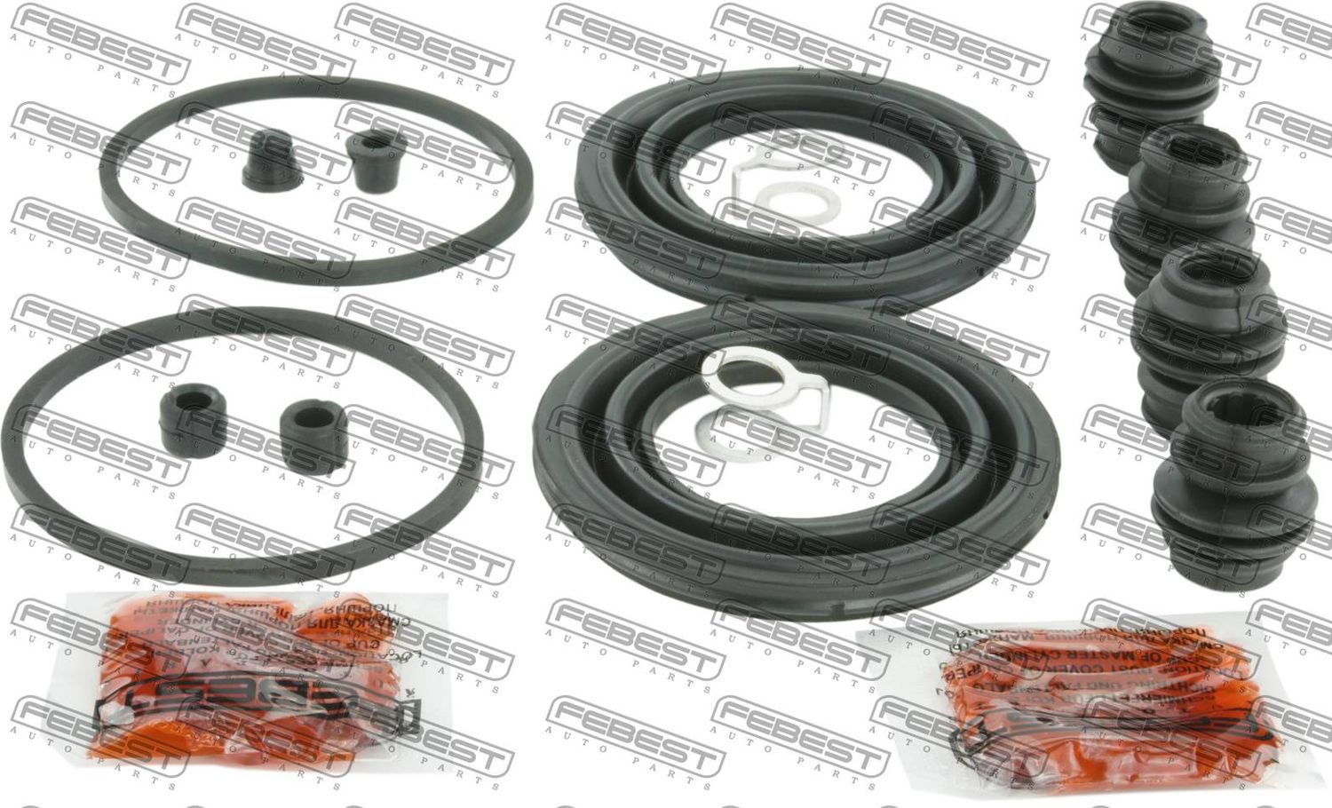 Ремкомплект тормозного суппорта Febest. Артикул 0175-ACU35F