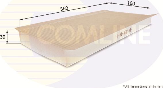 Салонный фильтр Comline. Артикул EKF113