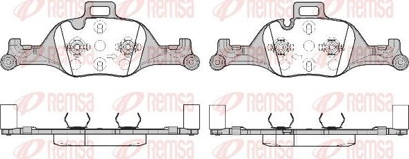 Тормозные колодки Remsa. Артикул 1740.00