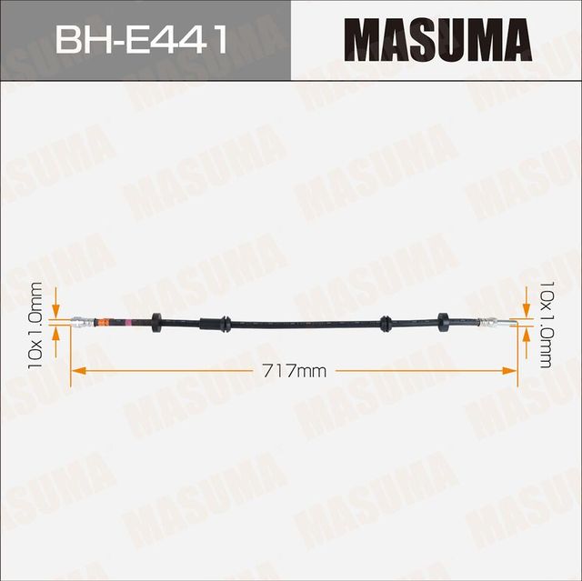 Шланг тормозной MASUMA AUDI- /front/ A6 10-15. Артикул BHE441