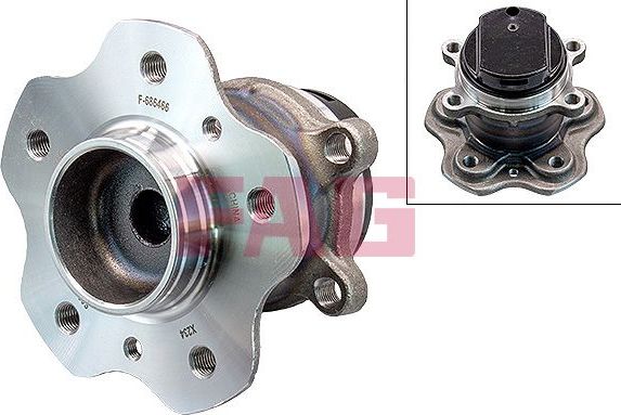 Ступица колеса с интегрированным подшипником Fag. Артикул 713 6331 90