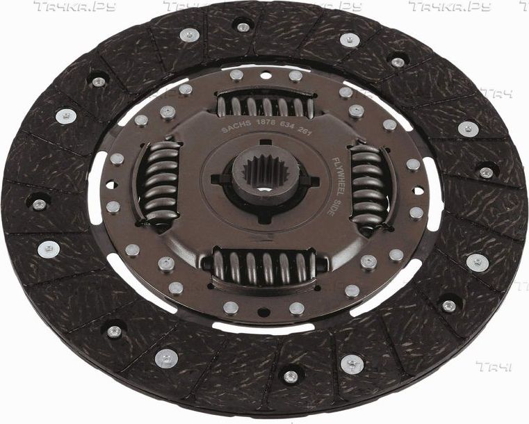 Диск сцепления SACHS для Citroen Xantia I 1999-2003. Артикул 1878 634 261