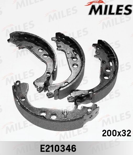 Тормозные колодки Miles задние для Toyota Yaris Verso 1999-2005. Артикул E210346