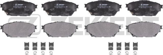 Тормозные колодки Zekkert передние/задние для Mitsubishi Fuso 2011-2026. Артикул BS-3056
