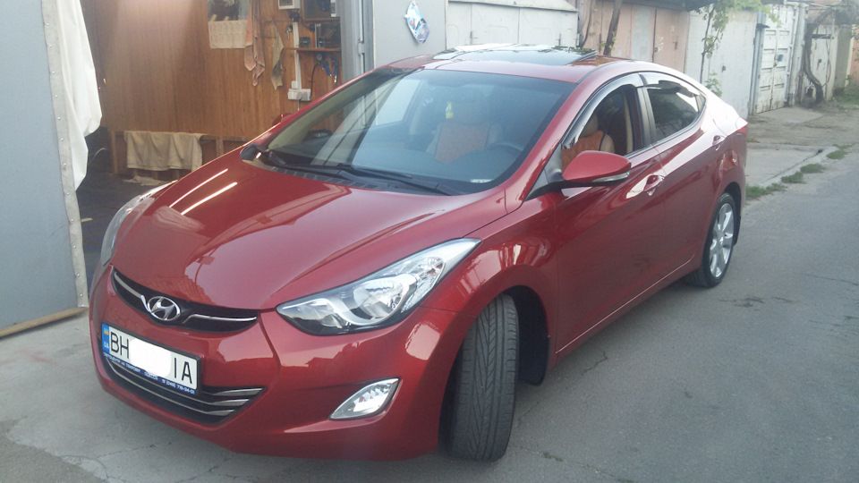 Дефлекторы Cobra Tuning для окон Hyundai Elantra V седан 2010-2016. Артикул H22911