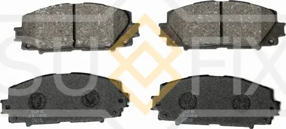 Колодки тормозные передние (Sufix). Артикул SX1468